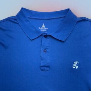DISNEY Mickey Mouse Women’s Large Royal Blue Polo Shirt